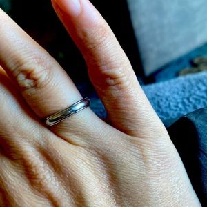 Tiffany and Co. platinum 4mm wedding band